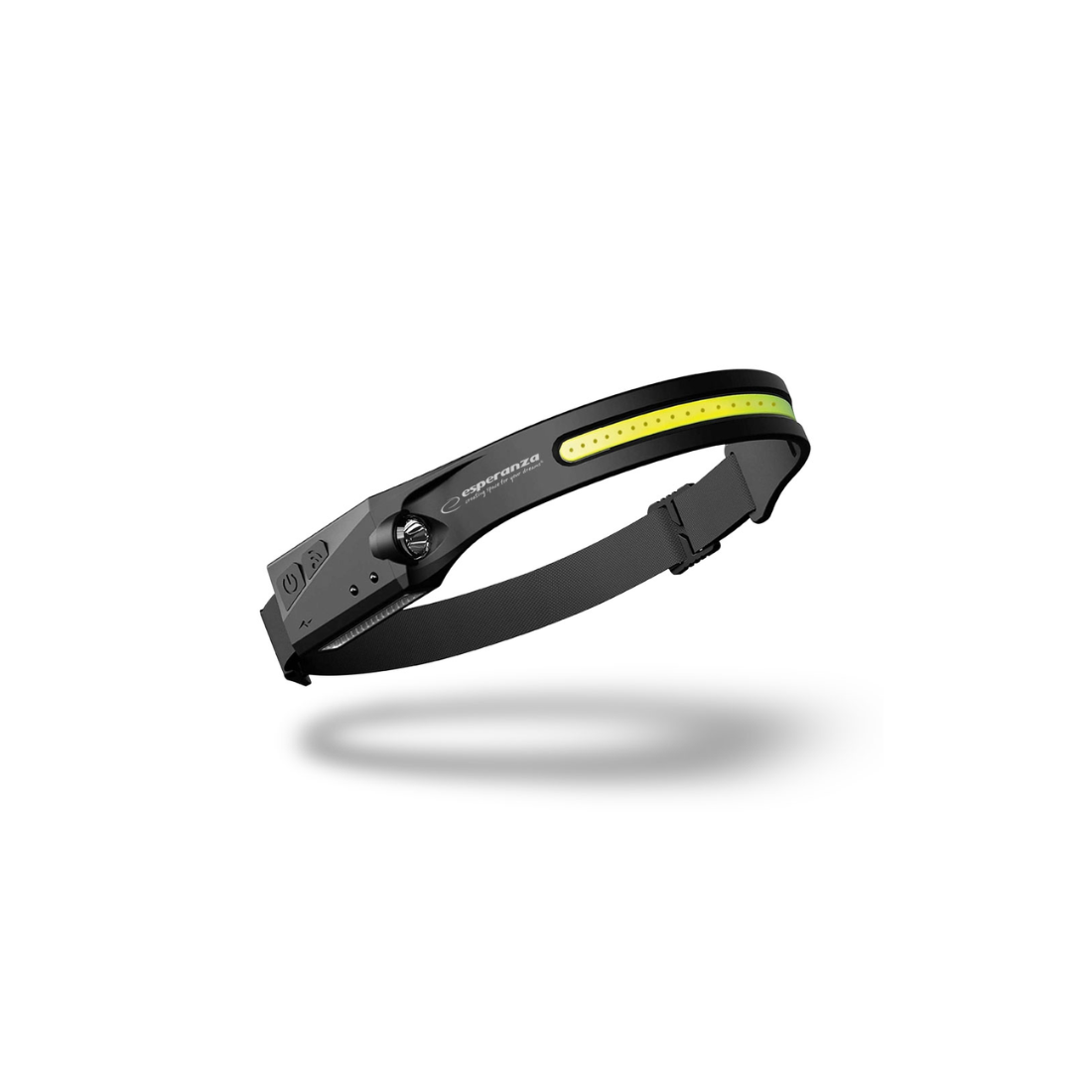 Genopladelig LED pandelampe - bevægelsessensor - IPX2